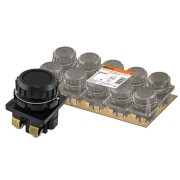 Выключатель кнопочный КЕ 011 1з 10A 660B IP40 черный SQ0753-0012