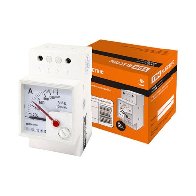 Амперметр А45Д 1000/5А-1,5 (DIN-рейка) TDM Амперметр А45Д 1000/5А-1,5 (DIN-рейка) TDM