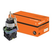 Переключатель BG45 черный 2 положения с ключом 1з+1р SQ0703-0009