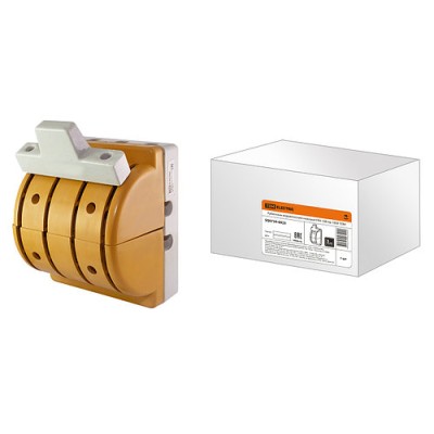 Рубильник керамический ножевой РК4-100 4p 100А TDM Рубильник керамический ножевой РК4-100 4p 100А TDM