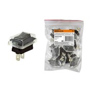 Клавишный переключатель YL-211-03 черный влагозащищенный 2 положения 1з SQ0703-0021