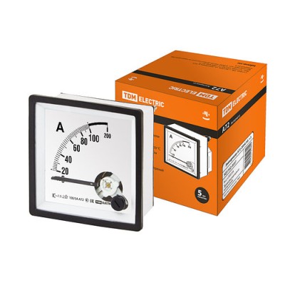 Амперметр А72 100А/5А-1,5 TDM Амперметр А72 100А/5А-1,5 TDM
