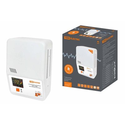 Стабилизатор напряжения ССР1-1-8 кВА электронный настенный TDM Стабилизатор напряжения ССР1-1-8 кВА электронный настенный TDM