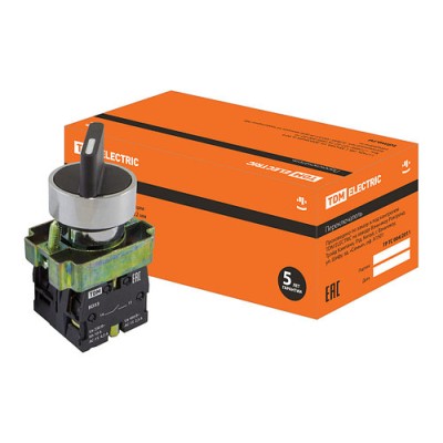 Переключатель BD33 черный 3 полож. I-0-II станд. ручка 1з+1з SQ0703-0011 Переключатель BD33 черный 3 полож. I-0-II станд. ручка 1з+1з SQ0703-0011