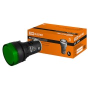 Лампа AD-22DS LED матрица d22мм зеленый 230В SQ0702-0004