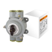 Пакетный переключатель ПП 2-63/Н2 2П 63А 220В, силуминовый корпус, IP56 TDM