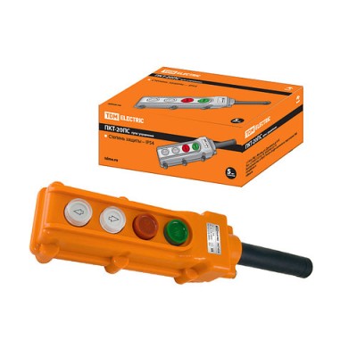 Пульт управления ПКТ-20ПС, кнопки Пуск с фиксацией, Стоп, вверх, вниз, IP54 SQ0706-0007 Пульт управления ПКТ-20ПС, кнопки Пуск с фиксацией, Стоп, вверх, вниз, IP54 SQ0706-0007