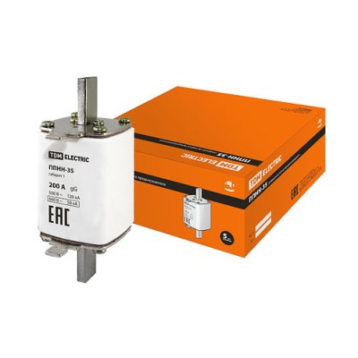 Предохранитель 200 А 220/660 В 1 (NH1) ППНН-35 TDM SQ0713-0024 Предохранитель 200 А 220/660 В 1 (NH1) ППНН-35 TDM SQ0713-0024