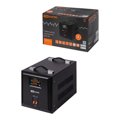 Стабилизатор напряжения БСР1-8,0 кВА электронный переносной TDM Стабилизатор напряжения БСР1-8,0 кВА электронный переносной TDM