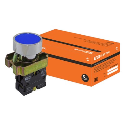 Кнопка BА61 без подсветки синий 1з SQ0704-0041 Кнопка BА61 без подсветки синий 1з SQ0704-0041