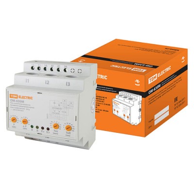 Реле ограничения мощности ОМ-630М 5/50-3Н-01 (3ф, 5-50кВт, 4мод, сумм. расчет, с реле напр.) TDM Реле ограничения мощности ОМ-630М 5/50-3Н-01 (3ф, 5-50кВт, 4мод, сумм. расчет, с реле напр.) TDM