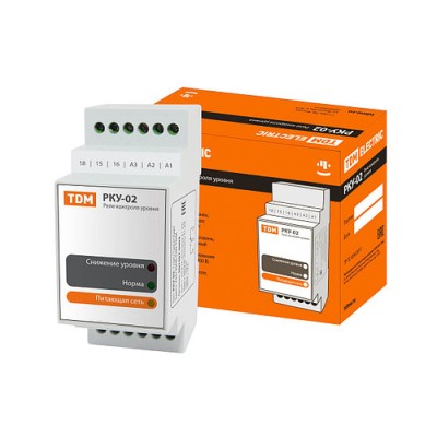 Реле контроля уровня РКУ-02-1нас/1рез/2ур/3датч-230/400В-DIN (без датчиков) SQ1507-0003 Реле контроля уровня РКУ-02-1нас/1рез/2ур/3датч-230/400В-DIN (без датчиков) SQ1507-0003