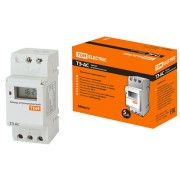 Таймер электронный на DIN-рейку астрономический ТЭ-АС-1мин/24ч-8on/off-16А-DIN TDM