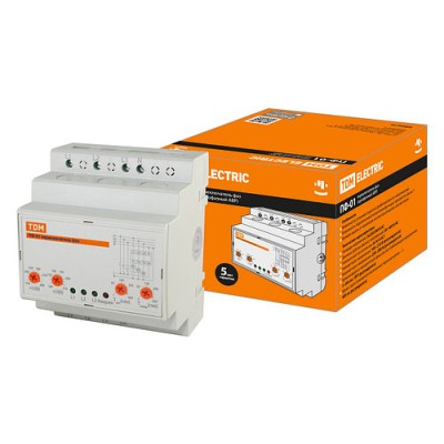 ПФ-01 переключатель фаз (однофазный АВР) с приорит.фазой (3х16А, 160-210В, 230-280В) TDM ПФ-01 переключатель фаз (однофазный АВР) с приорит.фазой (3х16А, 160-210В, 230-280В) TDM