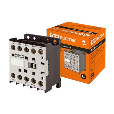 Контактор малогабаритный МКН-10611 9А 400В 1НЗ SQ0736-0018 Контактор малогабаритный МКН-10611 9А 400В 1НЗ SQ0736-0018