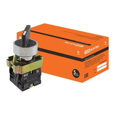 Переключатель BJ33 черный 3 полож. I-0-II длин. ручка 1з+1р SQ0703-0013 Переключатель BJ33 черный 3 полож. I-0-II длин. ручка 1з+1р SQ0703-0013