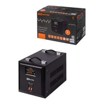 Стабилизатор напряжения БСР1-12,0 кВА электронный переносной TDM Стабилизатор напряжения БСР1-12,0 кВА электронный переносной TDM