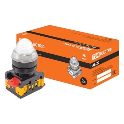 Лампа AL-22 сигн. d22мм бел. неон/230В цилиндр SQ0702-0033 Лампа AL-22 сигн. d22мм бел. неон/230В цилиндр SQ0702-0033