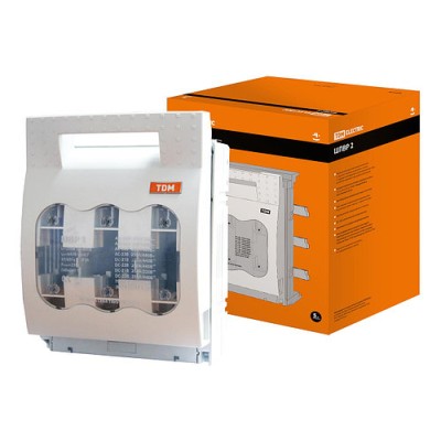 Шинный выключатель-разъединитель с функцией защиты ШПВР 2 3П 400A TDM Шинный выключатель-разъединитель с функцией защиты ШПВР 2 3П 400A TDM