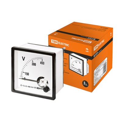 Вольтметр В72П 450В-1,5 TDM Вольтметр В72П 450В-1,5 TDM