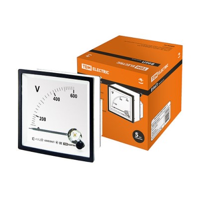 Вольтметр В96П 600В-1,5 TDM Вольтметр В96П 600В-1,5 TDM