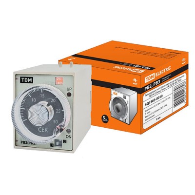 Реле времени РВ2A-0,5сек/3мин-5A-220В-8Ц SQ1503-0010 Реле времени РВ2A-0,5сек/3мин-5A-220В-8Ц SQ1503-0010