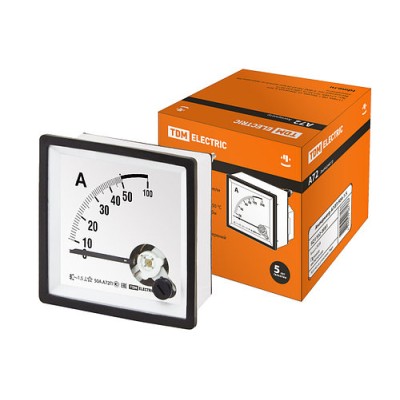 Амперметр А72П 50А-1,5 TDM Амперметр А72П 50А-1,5 TDM