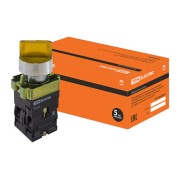 Переключатель BK 2565 2 положения желтый 1з+1р SQ0703-0016