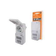 Таймер с розеткой электронный ТРЭ-02 1800Вт 24 часа/7 дней SQ1506-0005