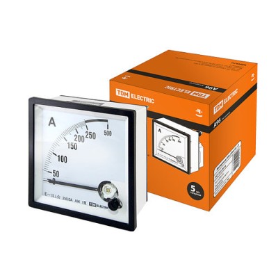 Амперметр А96 250А/5А-1,5 TDM Амперметр А96 250А/5А-1,5 TDM