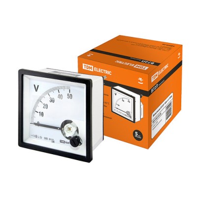 Вольтметр В72П 50В-1,5 TDM Вольтметр В72П 50В-1,5 TDM