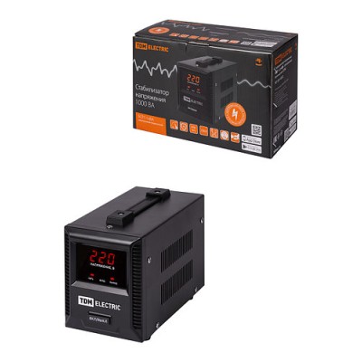 Стабилизатор напряжения БСР1-1,0 кВА электронный переносной TDM Стабилизатор напряжения БСР1-1,0 кВА электронный переносной TDM