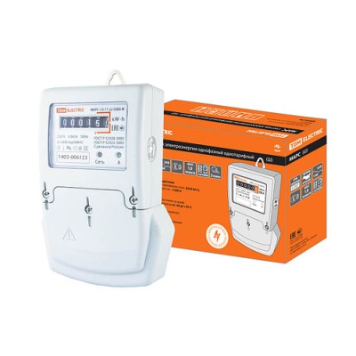 Счетчик МАРС-1,0-11-Ш-5(60)-М (1ф, 1тар, монт.панель, мех.ОУ) TDM Счетчик МАРС-1,0-11-Ш-5(60)-М (1ф, 1тар, монт.панель, мех.ОУ) TDM