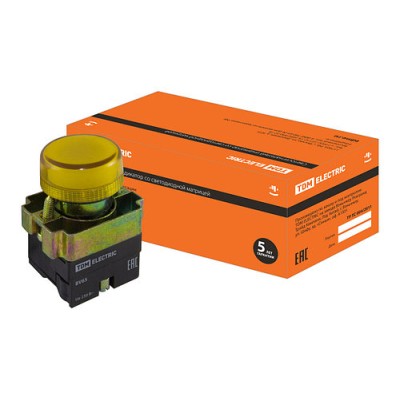 Лампа BV65 матрица d22 мм желтый SQ0702-0047 Лампа BV65 матрица d22 мм желтый SQ0702-0047