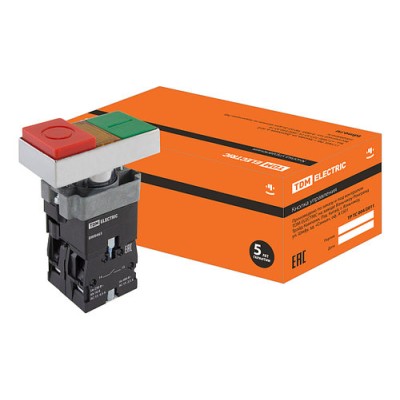 Кнопка BW8465 I-O сдвоенная с подсветкой1з+1р SQ0704-0057 Кнопка BW8465 I-O сдвоенная с подсветкой1з+1р SQ0704-0057