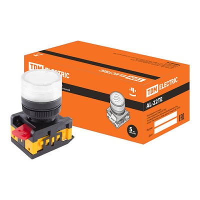 Лампа AL-22TE сигнальная d22мм белый неон/230В цилиндр SQ0702-0037 Лампа AL-22TE сигнальная d22мм белый неон/230В цилиндр SQ0702-0037