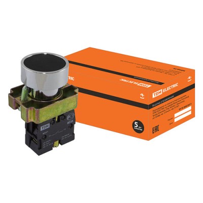 Кнопка BА21 без подсветки черный 1з SQ0704-0037 Кнопка BА21 без подсветки черный 1з SQ0704-0037