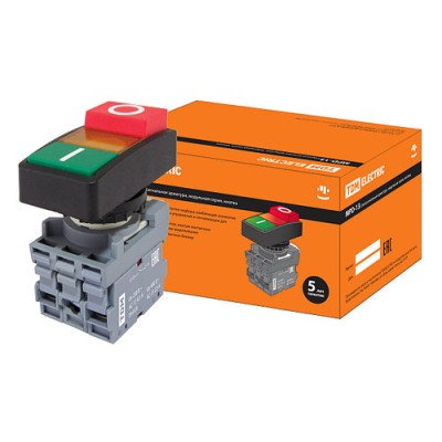 Кнопка двойная MPD13-11Y (зеленая/красная-выступающая) (LED) d22мм/24В (I/O) линза желтая TDM Кнопка двойная MPD13-11Y (зеленая/красная-выступающая) (LED) d22мм/24В (I/O) линза желтая TDM