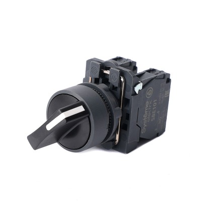 SE Переключатель SB5 в сборе модульный 22мм 3 позиции с фиксацией 1НО+1НЗ SB5AD35 SE Переключатель SB5 в сборе модульный 22мм 3 позиции с фиксацией 1НО+1НЗ SB5AD35