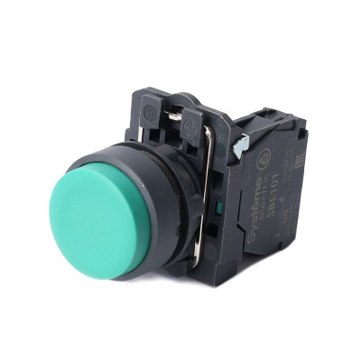 SE Кнопка SB5 в сборе модульная 22мм выступающая зеленая с возвратом пластик 1НО SB5AL31 SE Кнопка SB5 в сборе модульная 22мм выступающая зеленая с возвратом пластик 1НО SB5AL31