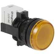 Индикатор в сборе 230В d22.3мм под винт желт. Osmoz 023794