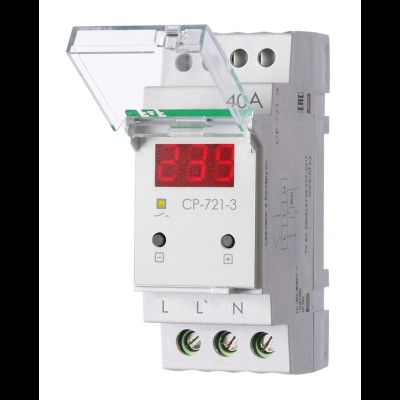 Реле напряжения для однофазной сети CP-721-3 F&F EA04.009.021 Реле напряжения для однофазной сети CP-721-3 F&F EA04.009.021