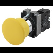 ЭРА Кнопка управления LAY5-BC51"Грибок" без подсветки желтая 1з (20/200/3200) Б0045644