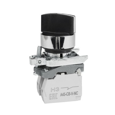 Переключатель OptiSignal D22 C4-S-25 2 положения металл 1НО+1НЗ XB4BD25 332171 Переключатель OptiSignal D22 C4-S-25 2 положения металл 1НО+1НЗ XB4BD25 332171
