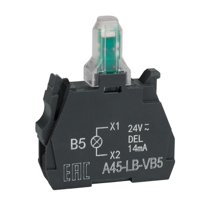 Световой блок OptiSignal D22 A45-LB-VB5 желтый 24VACDC ZBVB5 332204 Световой блок OptiSignal D22 A45-LB-VB5 желтый 24VACDC ZBVB5 332204