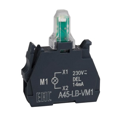 Световой блок OptiSignal D22 A45-LB-VM1 белый 230-240VAC ZBVM1 332207 Световой блок OptiSignal D22 A45-LB-VM1 белый 230-240VAC ZBVM1 332207