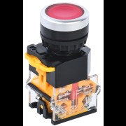 Кнопка D8-11T d=22мм 1з+1р с фиксацией красная IEK BBT30-11T-3-21-K04