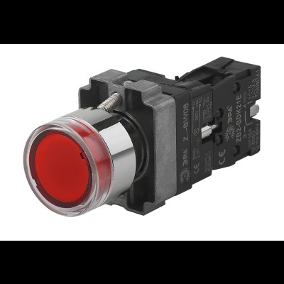 ЭРА Кнопка управления LAY5-BW3461 с подсветкой красный 1з (20/200/4000) Б0045661 ЭРА Кнопка управления LAY5-BW3461 с подсветкой красный 1з (20/200/4000) Б0045661