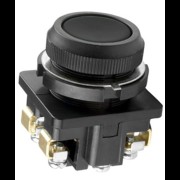 Выключатель КЕ-011 У3 исп.1, черный, 2з, цилиндр, IP40, 10А ,660В, кнопочный (ЭТ) ET507206