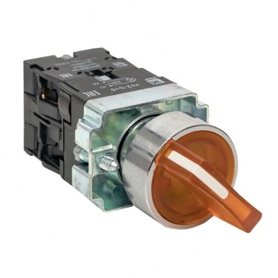 Переключатель BD21 2P c желтой подстветкой 230В NO EKF PROxima xb2-bk21-y-230 Переключатель BD21 2P c желтой подстветкой 230В NO EKF PROxima xb2-bk21-y-230